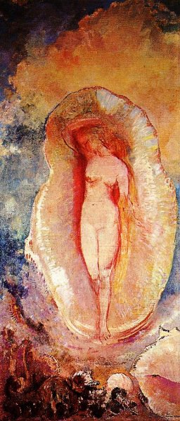 The Birth of Venus by Odilon Redon - Hand-Painted Oil Painting Reproduction