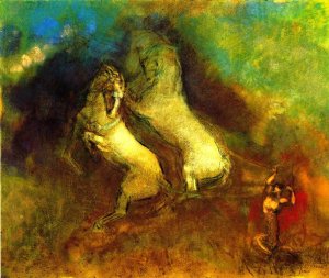 The Chariot of Apollo by Odilon Redon Oil Painting
