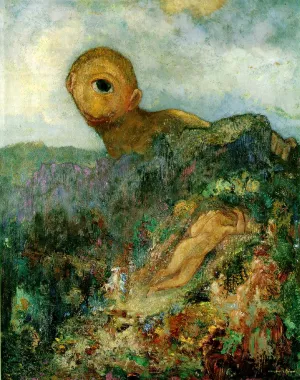 The Cyclops Oil painting by Odilon Redon
