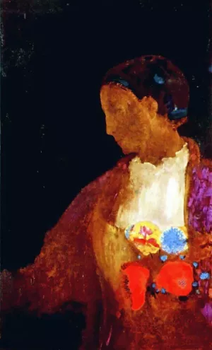 The Doge's Wife by Odilon Redon - Oil Painting Reproduction