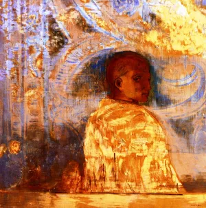 The Gaze by Odilon Redon Oil Painting