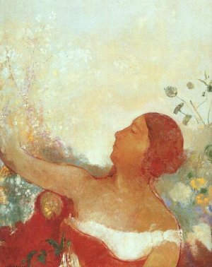 The Predistined Child also known as Ophelia by Odilon Redon Oil Painting