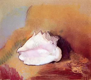 The Seashell Oil painting by Odilon Redon
