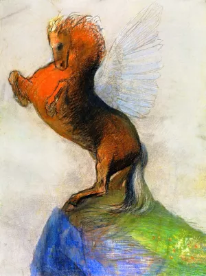 The Summit painting by Odilon Redon