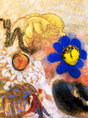 Underwater Flora by Odilon Redon Oil Painting