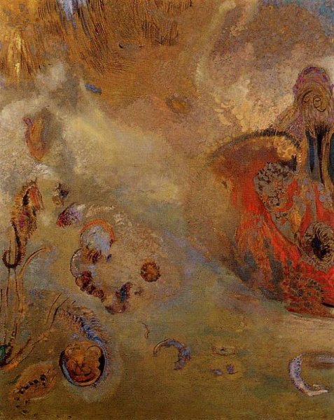 Underwater Vision by Odilon Redon - Hand-Painted Oil Painting Reproduction