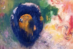 Underwater Vision Oil painting by Odilon Redon