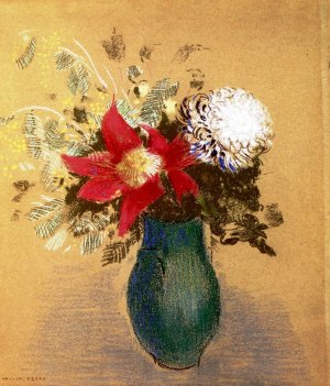 Vase of Flowers 13 by Odilon Redon Oil Painting