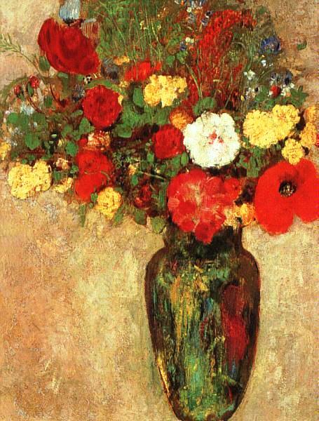 Main Product Photo of Vase of Flowers 7 Painting by Odilon Redon
