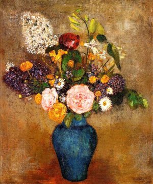 Vase of Flowers 8 by Odilon Redon Oil Painting