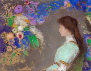 Violette Heymann by Odilon Redon Oil Painting