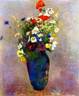 Vision: Vase of Flowers by Odilon Redon Oil Painting