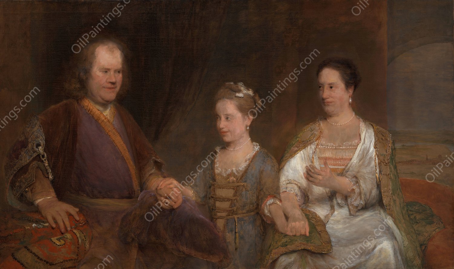 Hermanus Boerhaave  by Aert De Gelder - Hand-Painted Oil Painting Reproduction