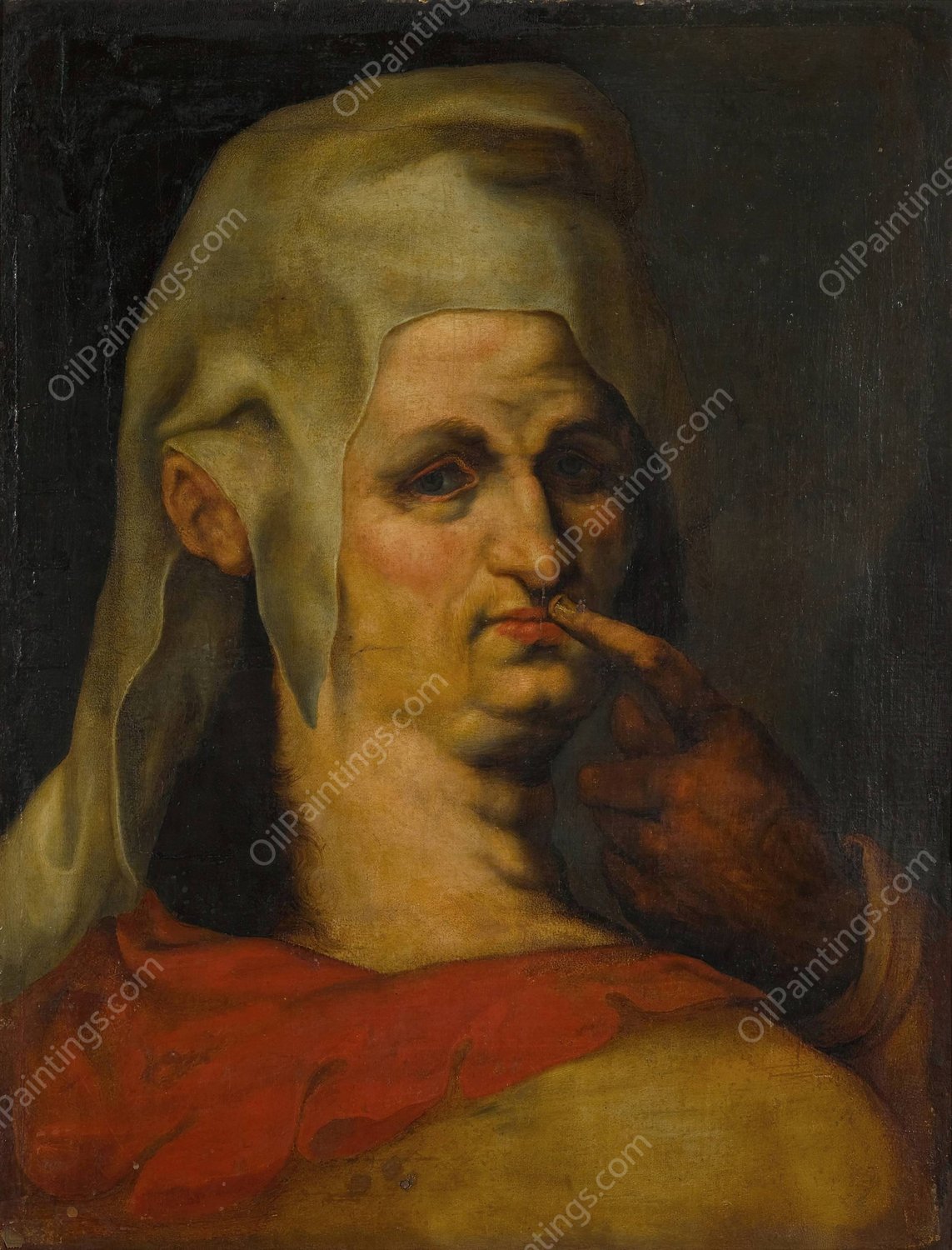 Harpocrates, the God of Silence by After Jan Harmensz Muller - Hand-Painted Oil Painting Reproduction