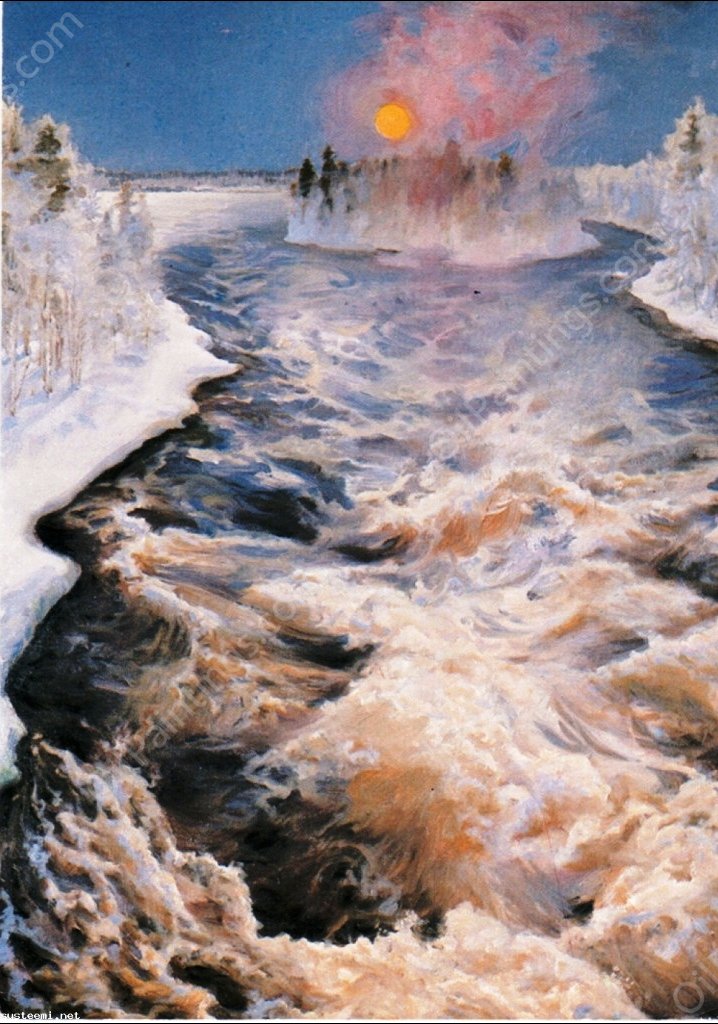 Imatra by Akseli Gallen-Kallela - Hand-Painted Oil Painting Reproduction