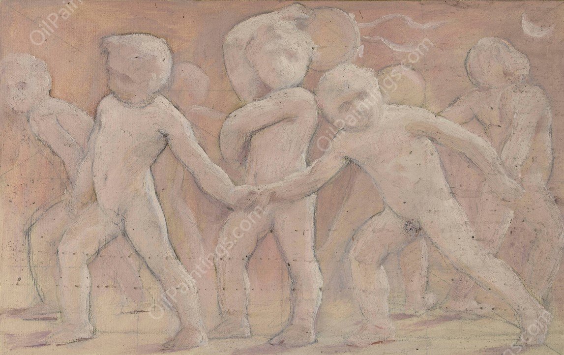 Cotillons  by Albert Aublet - Hand-Painted Oil Painting Reproduction