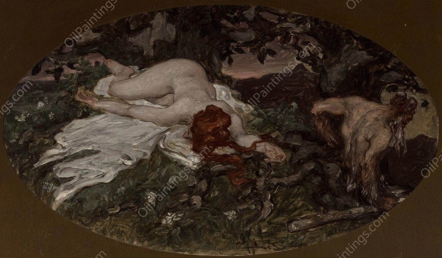 Heartbreak  by Albert Beck Wenzell - Hand-Painted Oil Painting Reproduction