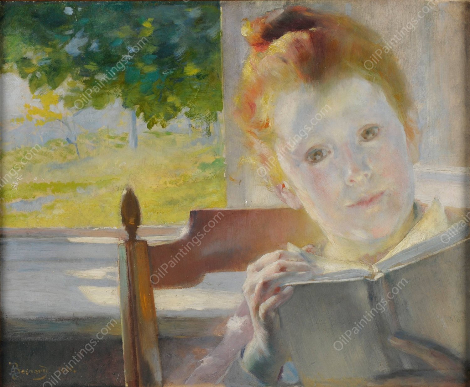 Matinee d'ete  by Albert Besnard - Hand-Painted Oil Painting Reproduction