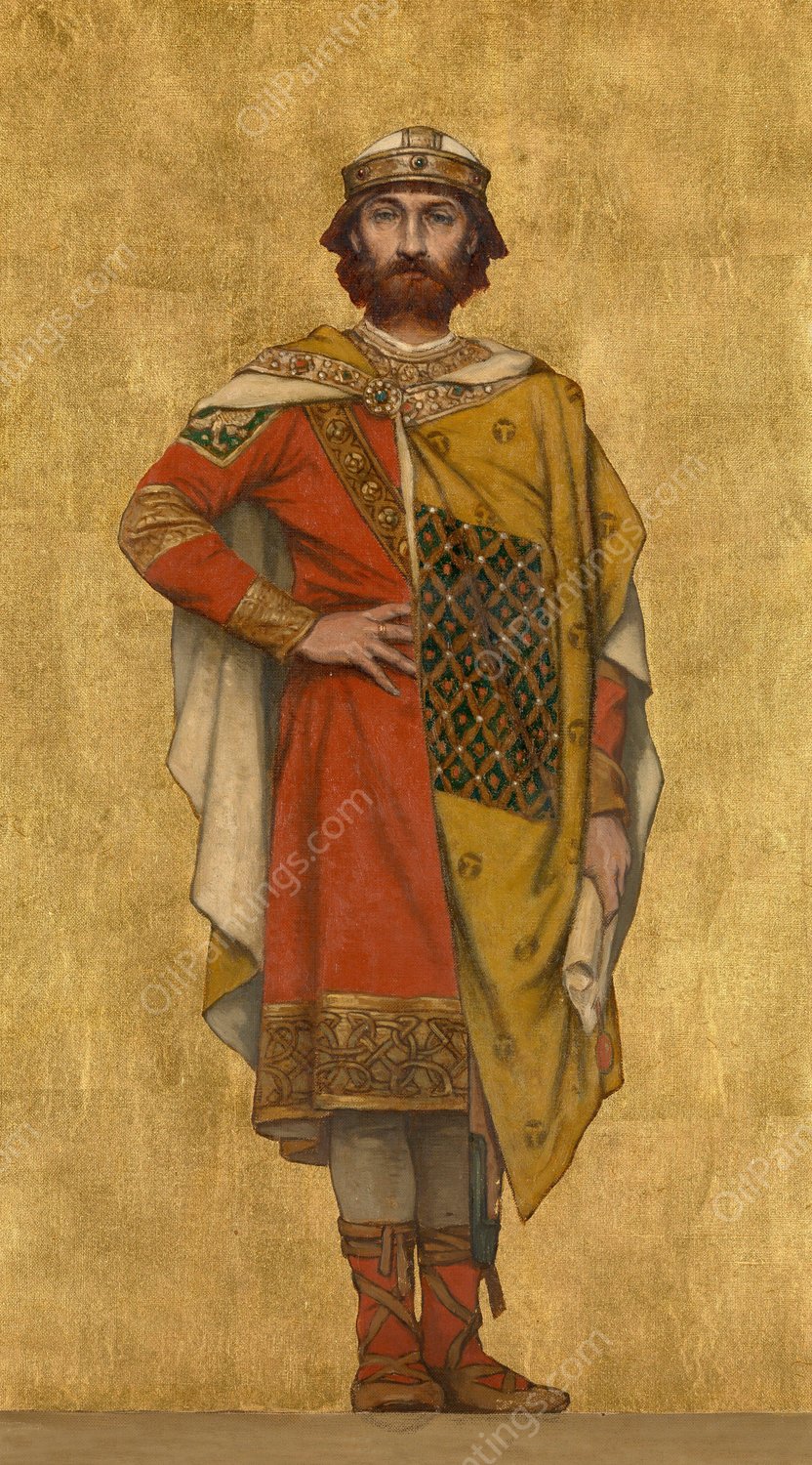 Willem van Saeftinghe  by Albert Frans Lieven De Vriendt - Hand-Painted Oil Painting Reproduction