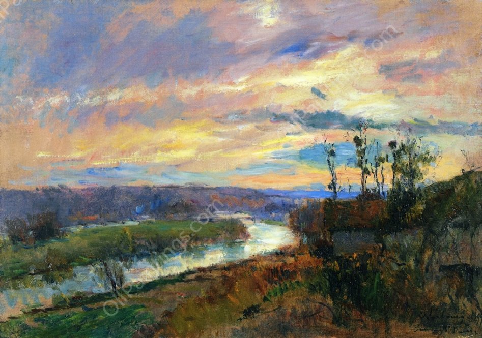 Carriere, Saint-Denis by Albert Lebourg - Hand-Painted Oil Painting Reproduction