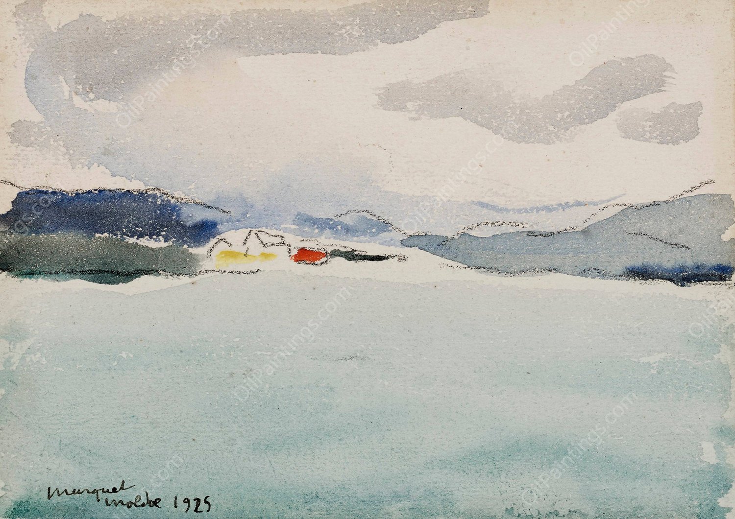 Molde  by Albert Marquet - Hand-Painted Oil Painting Reproduction