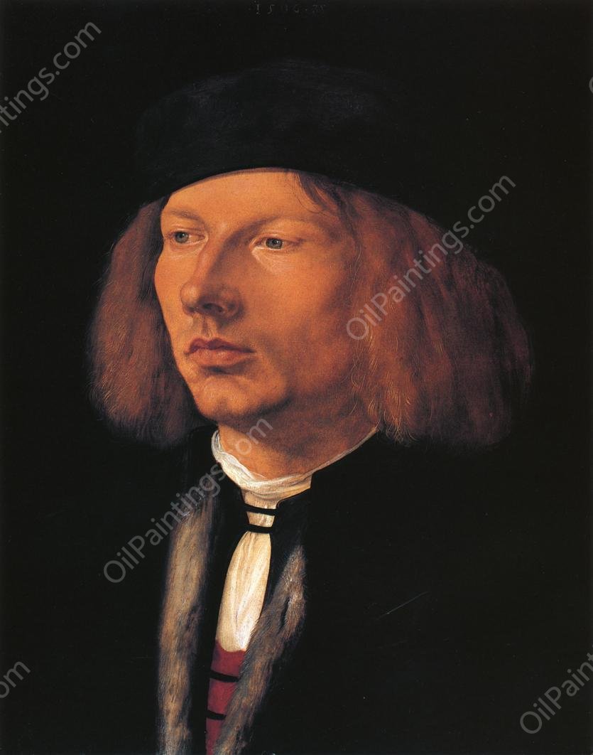 Portrait of Burkard von Speyer by Albrecht Duerer - Hand-Painted Oil Painting Reproduction