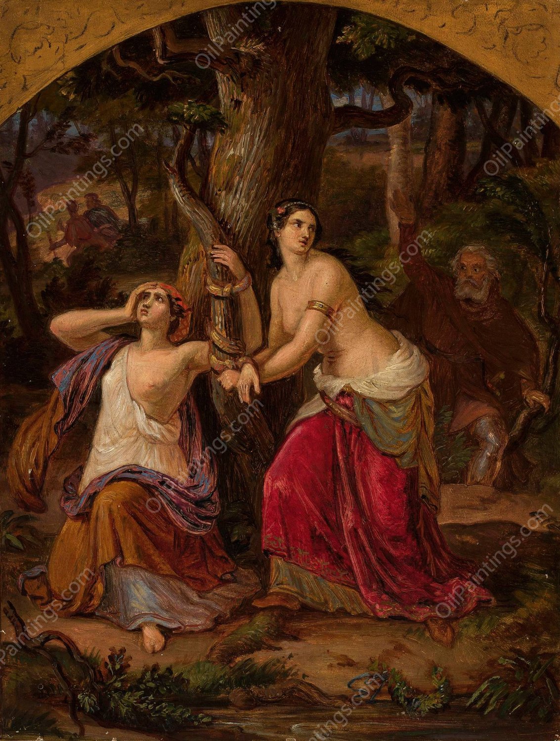 Captives by Aleksander Lesser - Hand-Painted Oil Painting Reproduction