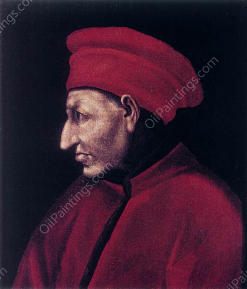 Portrait of Cosimo de' Medici the Elder by Alessandro Pieroni - Hand-Painted Oil Painting Reproduction