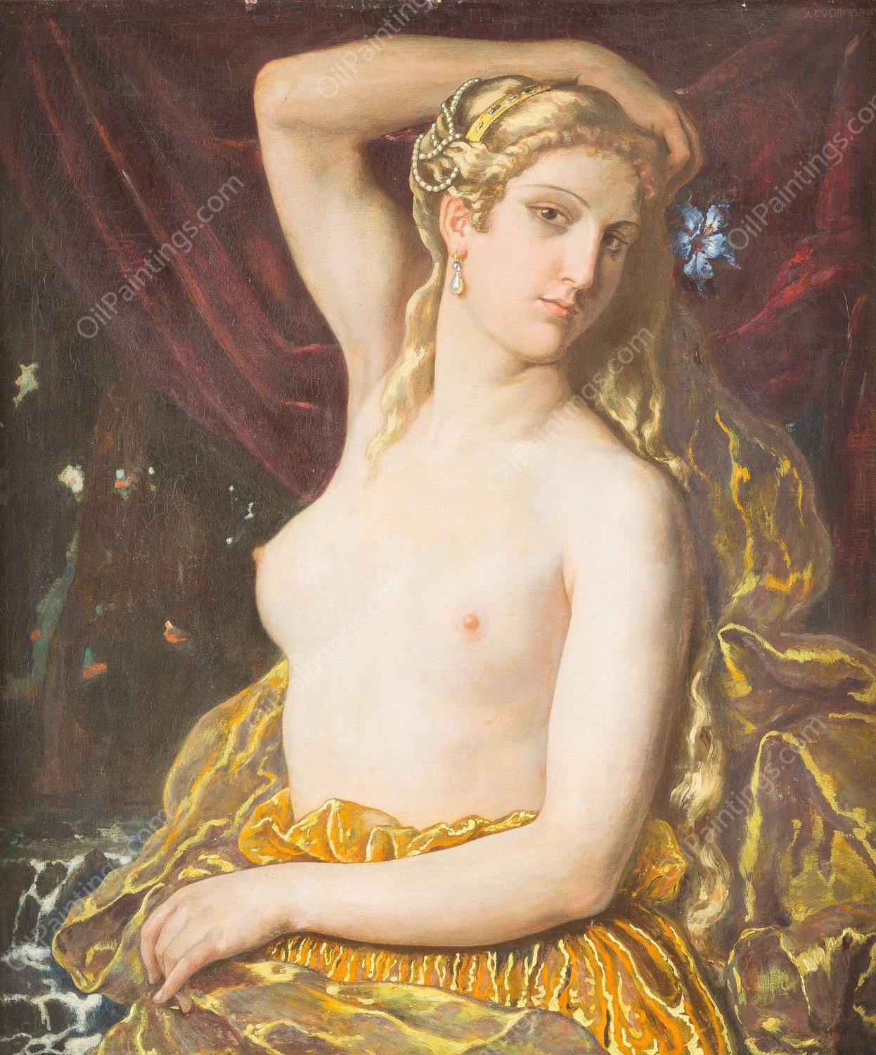 Venus by Alexander Karl Friedrich Von Otterstedt - Hand-Painted Oil Painting Reproduction
