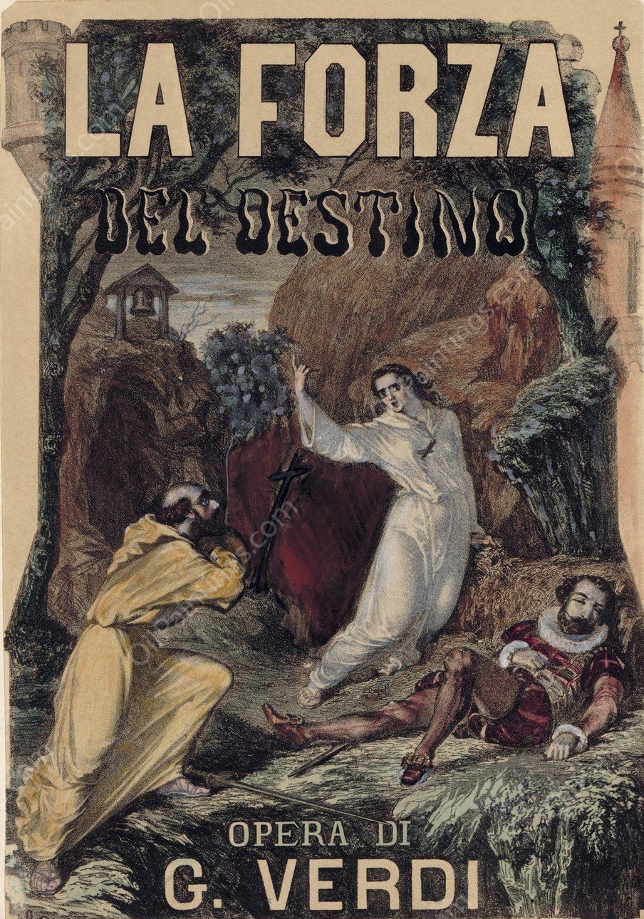 La forza del destino  by Alexandre Charles Lecocq - Hand-Painted Oil Painting Reproduction