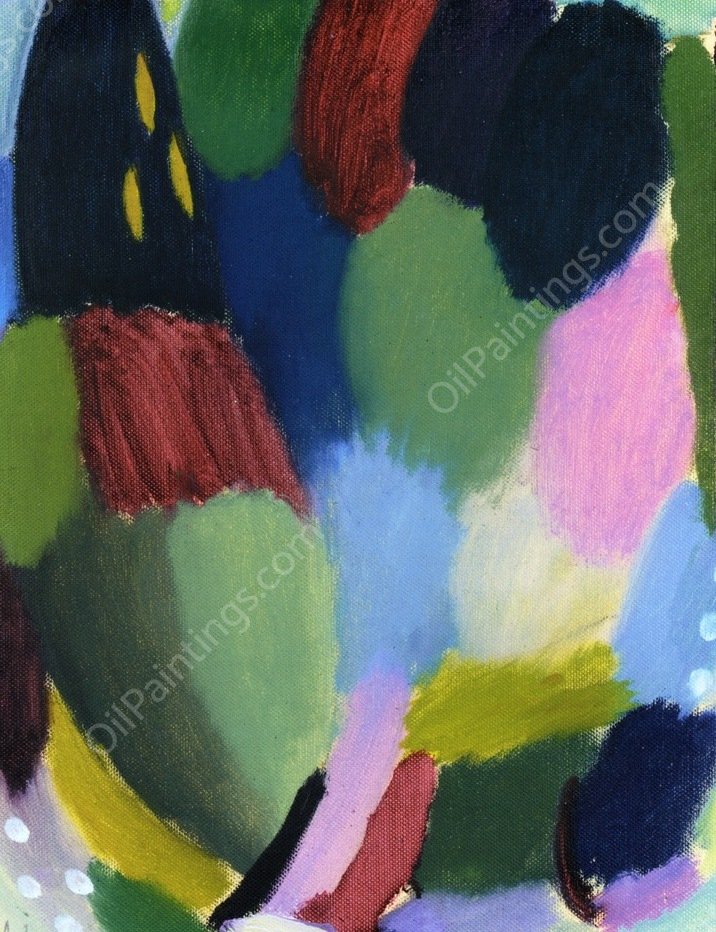 Variation by Alexei Jawlensky - Hand-Painted Oil Painting Reproduction