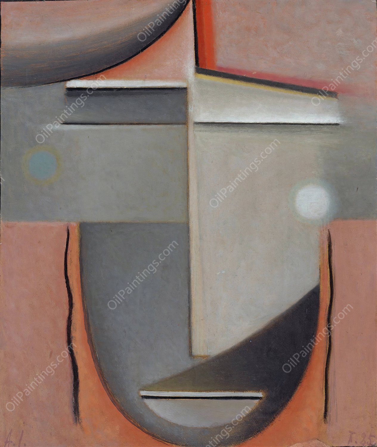 Liebe  by Alexej Von Jawlensky - Hand-Painted Oil Painting Reproduction