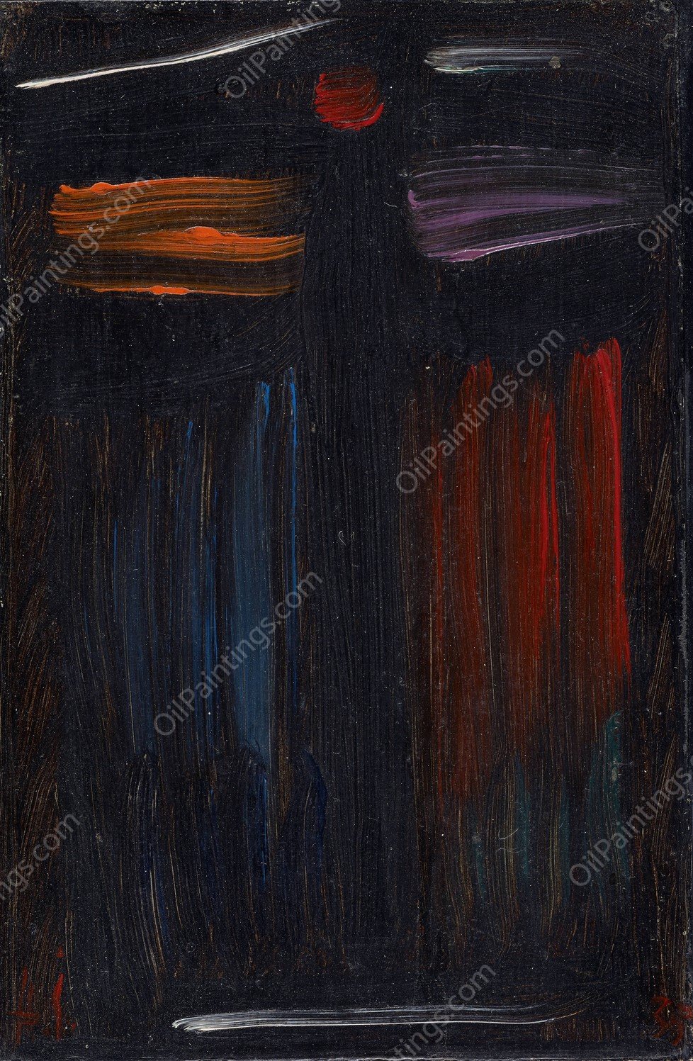 Meditation N. 33  by Alexej Von Jawlensky - Hand-Painted Oil Painting Reproduction