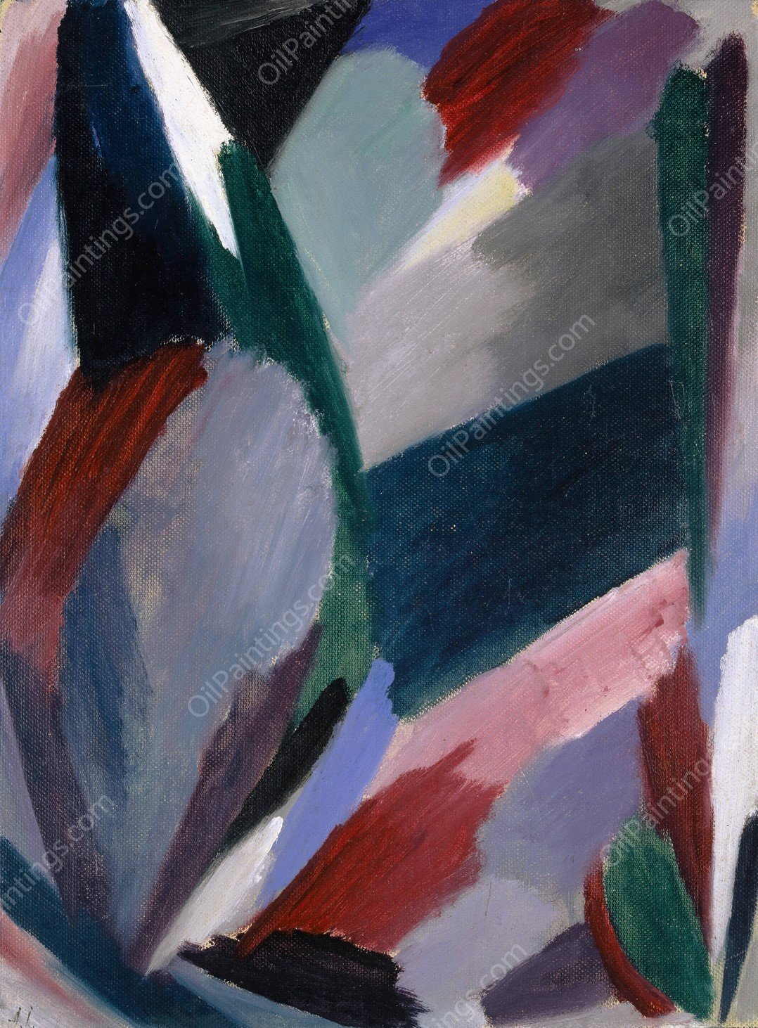 Variation, Harsh Winter  by Alexej Von Jawlensky - Hand-Painted Oil Painting Reproduction