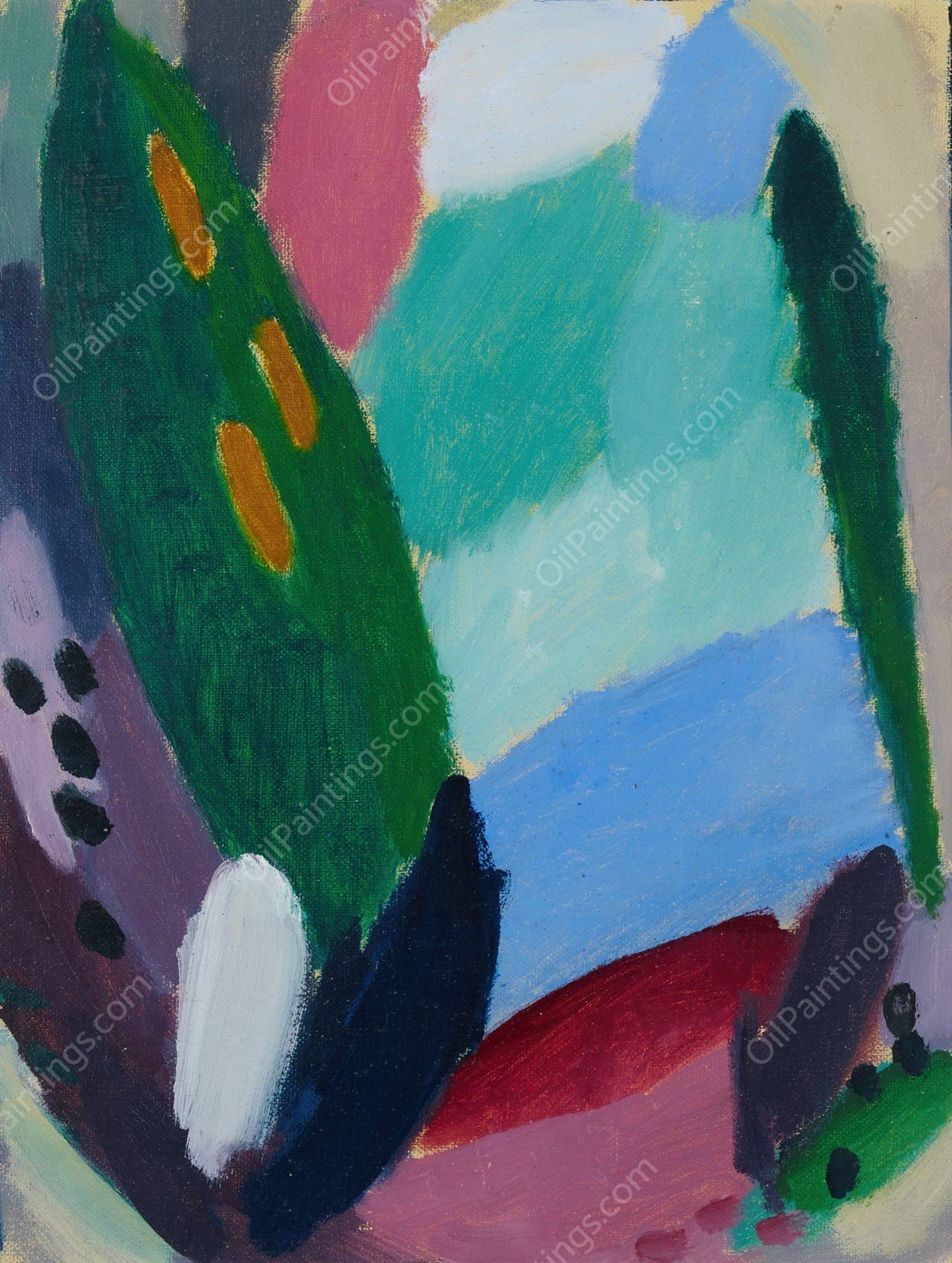 Variation No. 10   by Alexej Von Jawlensky - Hand-Painted Oil Painting Reproduction