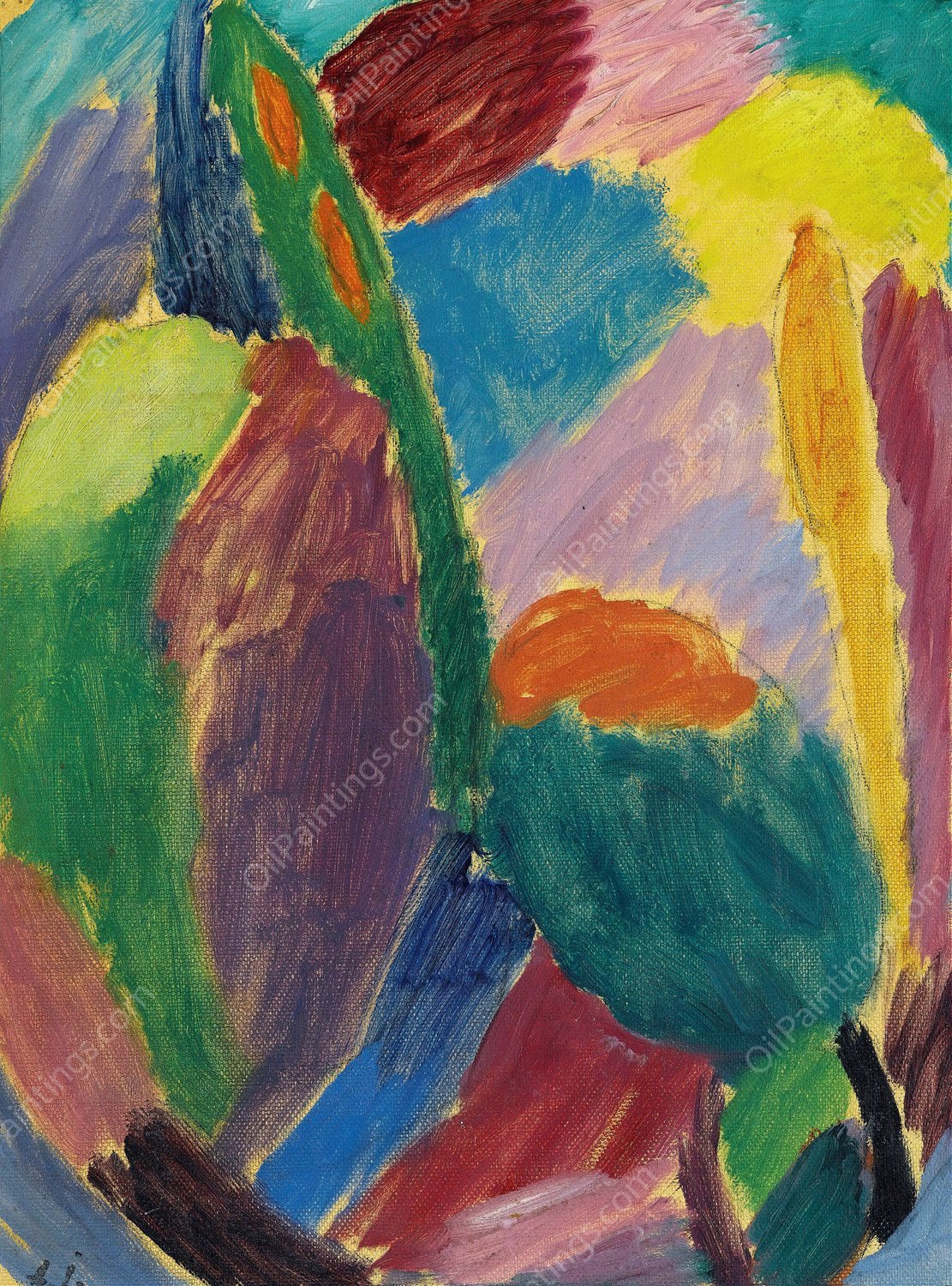 Variation  by Alexej Von Jawlensky - Hand-Painted Oil Painting Reproduction