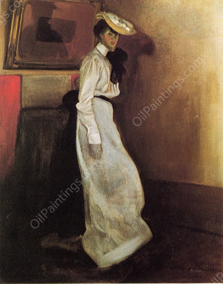 Jeanne in Interior by Alfred Henry Maurer - Hand-Painted Oil Painting Reproduction