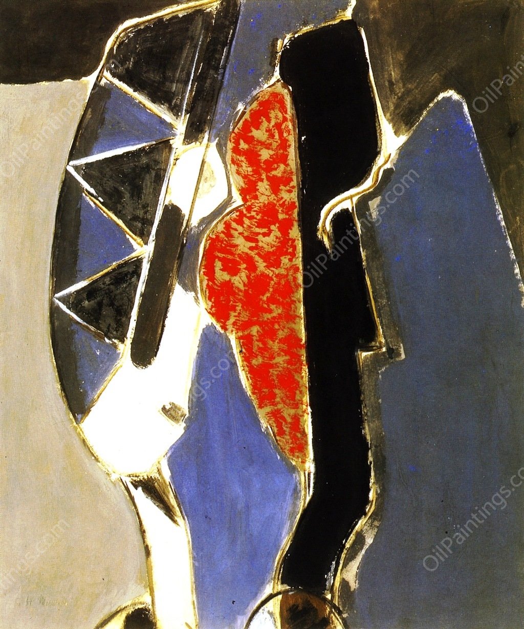 Two Heads 3 by Alfred Henry Maurer - Hand-Painted Oil Painting Reproduction