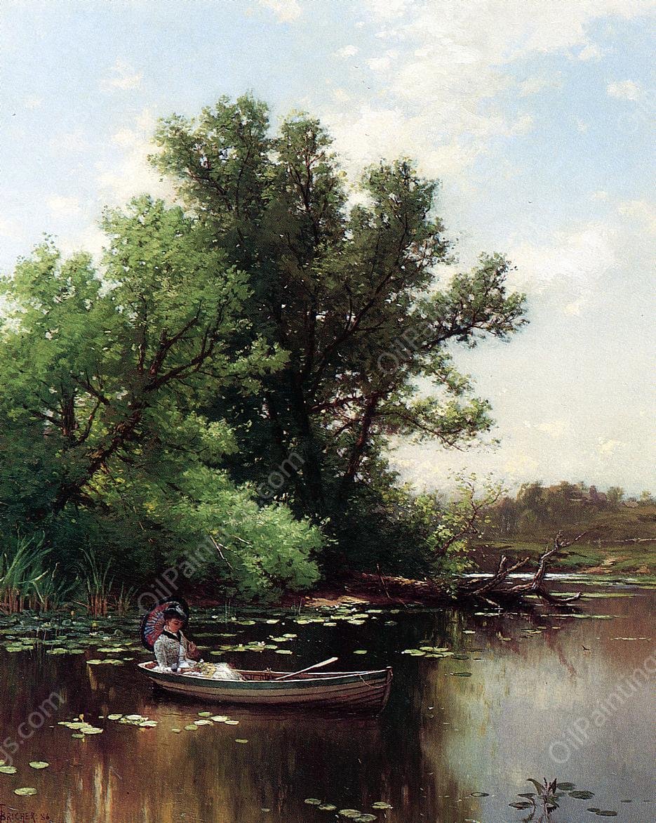 Drifting by Alfred Thompson Bricher - Hand-Painted Oil Painting Reproduction