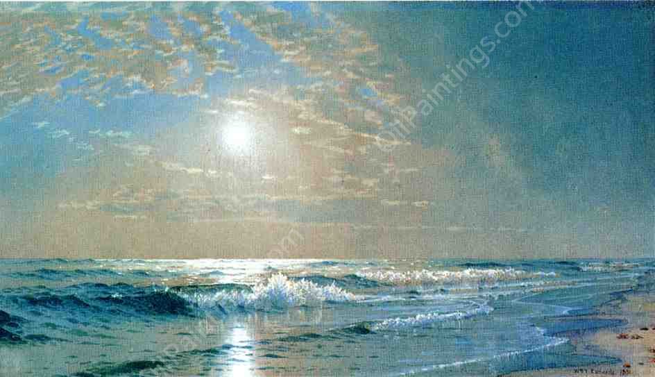 Morning at Atlantic City, New Jersey by Alfred Thompson Bricher - Hand-Painted Oil Painting Reproduction