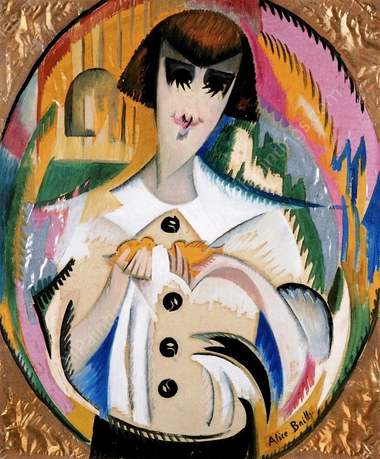 Raymonde Naville by Alice Bailly - Hand-Painted Oil Painting Reproduction