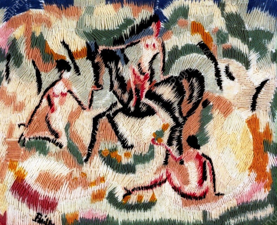 The Little Pony by Alice Bailly - Hand-Painted Oil Painting Reproduction