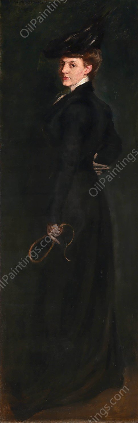 Anita Ready for a Ride  by Alice Pike Barney - Hand-Painted Oil Painting Reproduction