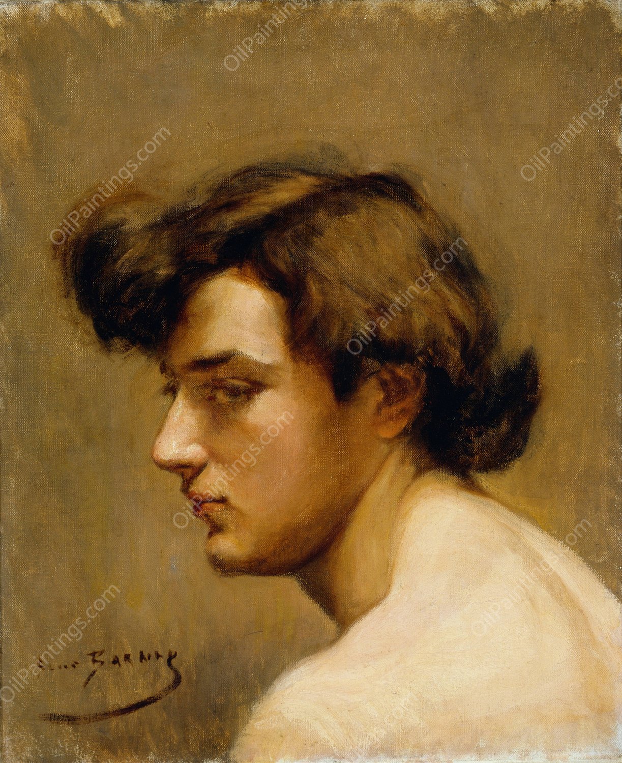 Endymion  by Alice Pike Barney - Hand-Painted Oil Painting Reproduction