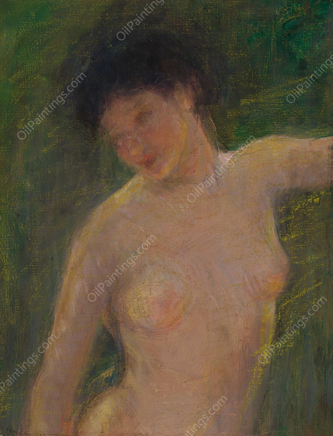 In Shadow  by Alice Pike Barney - Hand-Painted Oil Painting Reproduction