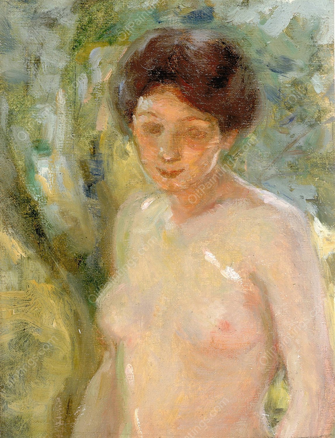 In Sunlight  by Alice Pike Barney - Hand-Painted Oil Painting Reproduction