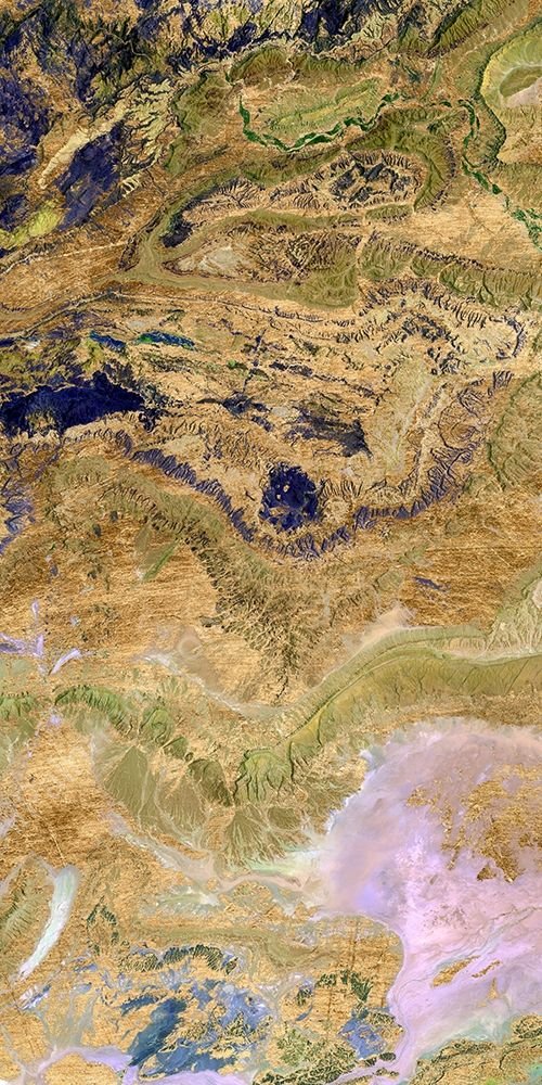 Atlas Mountains II by Alicia Ludwig - Hand-Painted Oil Painting Reproduction