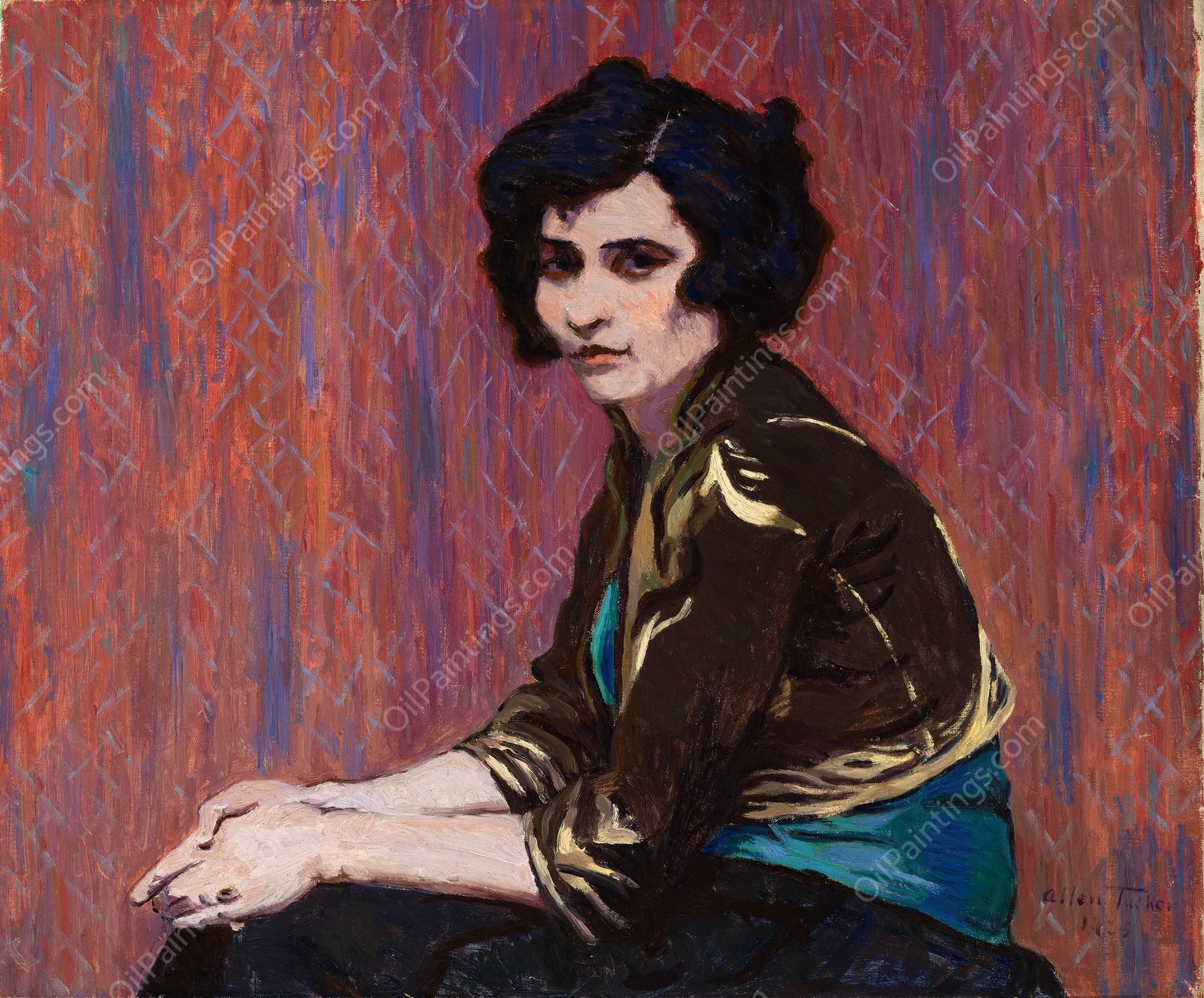 Bagdad  by Allen Tucker - Hand-Painted Oil Painting Reproduction