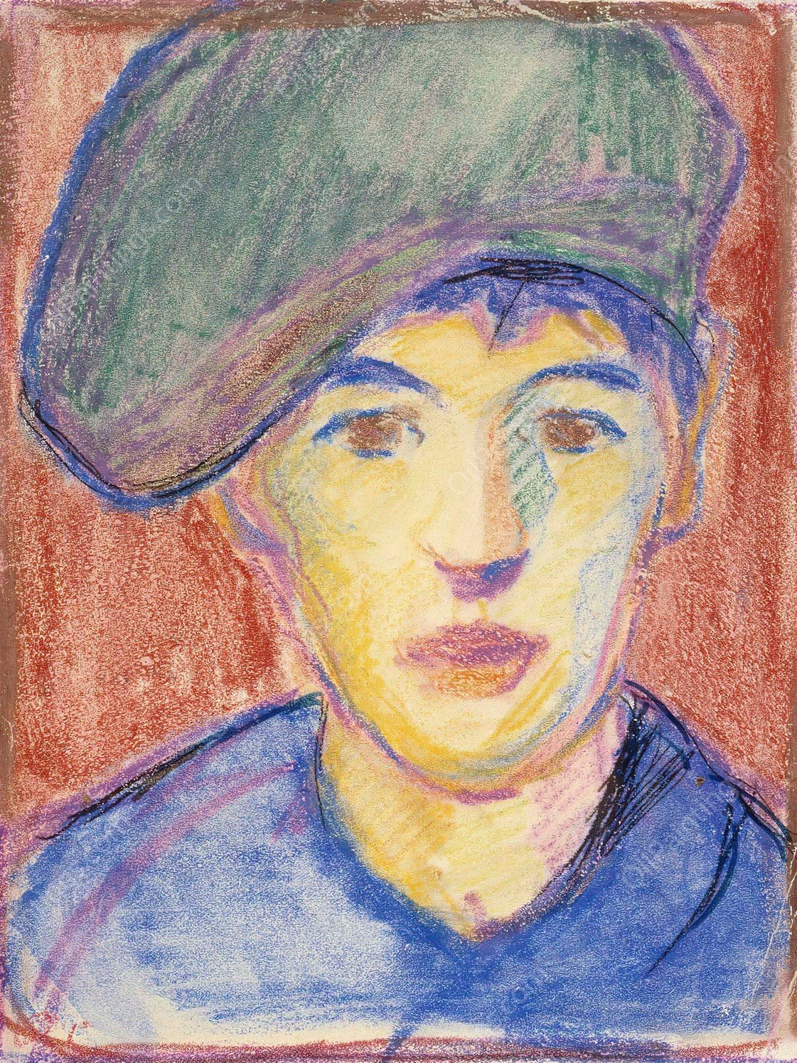 Poika, Bretagne  by Alvar Cawen - Hand-Painted Oil Painting Reproduction