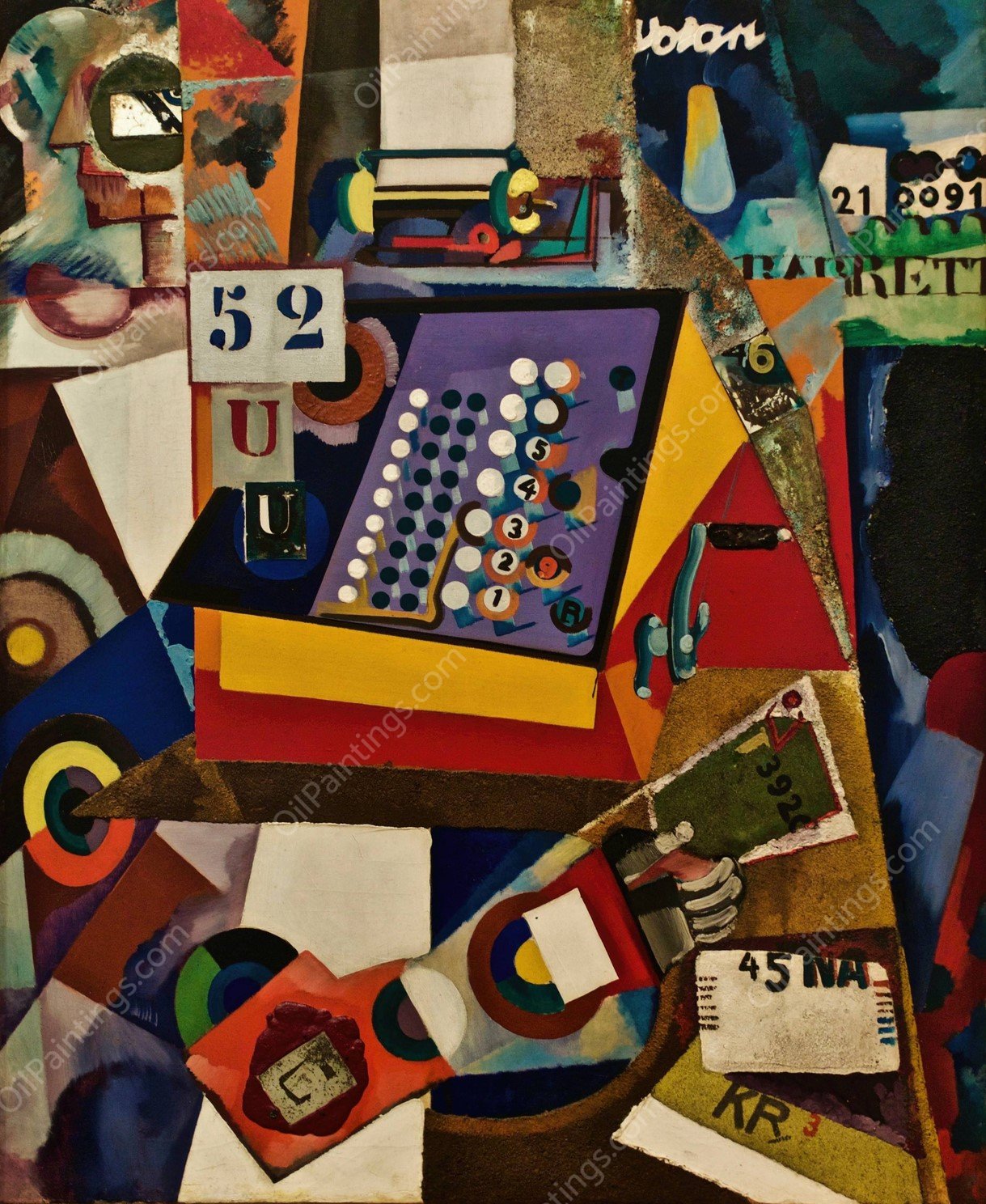 Untitled  by Amadeo De Souza-Cardoso - Hand-Painted Oil Painting Reproduction